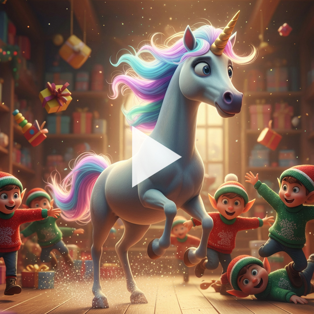 Thumbnail: chaotic holiday experience—unicorn wish gone wild
