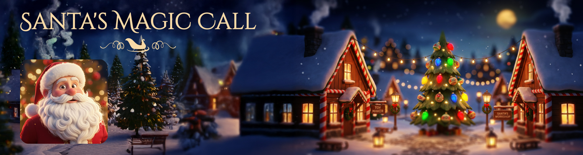 Santa’s Magic Call hero thumbnail representing a cozy, magical Santa experience.